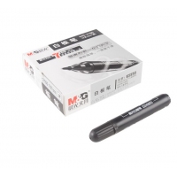 晨光(M&G) MG2160单头白板笔可擦办公会议笔 白板画板笔红黑蓝12支/盒 MG2160 黑12支